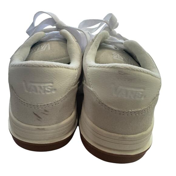 VANS Hylane Marshmallow White Suede Sneakers with Gum Sole Size 9 - Picture 5 of 11